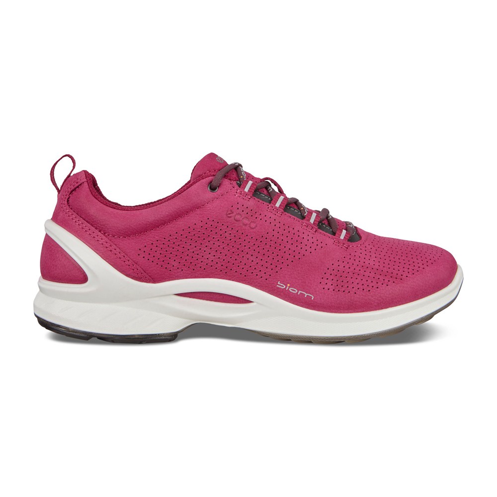 Womens Hiking Shoes - ECCO Biom Fjuel Perf - Pink - 3647VOTYP